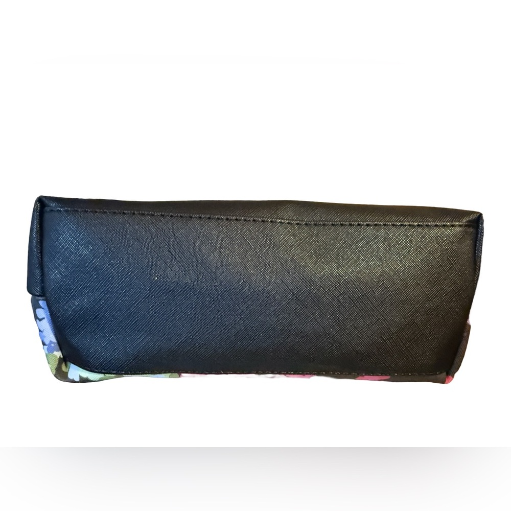 Marc Tetro NWT Classic Marc Adorable Colorful Floral Dog Print Cosmetic Bag - Picture 5 of 5